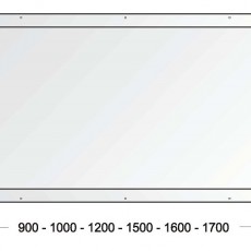 Parois arrière 120 cm inoxydable pour votre mini-cuisine