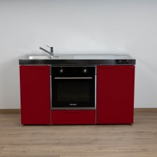 Minikeuken KITCHENLINE MKB 150 rood met 3 toestellen