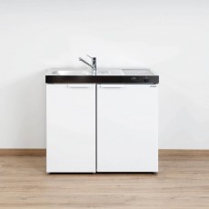 Minikeuken KITCHENLINE MKC90li Wit met ceramisch kookvlak