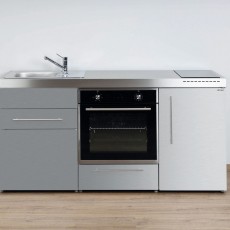 Minikeuken PREMIUMLINE EDELSTAAL MPB 170 inductie kookplaat