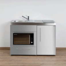 Minikeuken PREMIUMLINE MPMOS 120 Inox rvs XL Combi magnetron