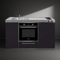 Minikeuken KITCHENLINE MKM 150 Color kookplaat koelkast oven