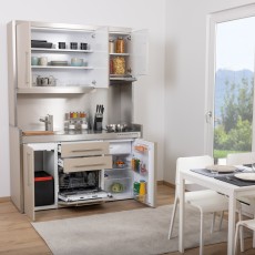 Project minikitchen PORTO 150 cm STUDIOLINE with 4 elect