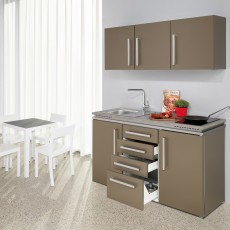 Project minikitchen LUCA 150 cm fridge and vitro hob