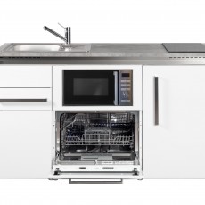 Minikeuken DESIGNLINE MDGSM150 Wit All-in-One 4 toestellen