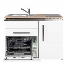 Minikeuken DESIGNLINE 120 cm koelkast vaatwasser kookplaat