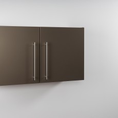 Wall cabinet metal mocha metallic pre build 100 cm